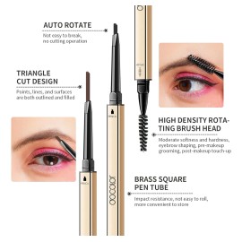 Docolor Lápiz De Cejas De Maquillaje, Lápiz De Cejas Definid