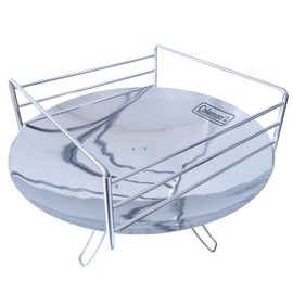 Coleman Fire Disc, Bonfire Stand, 3 Tier Pipe Frame, Stainless Steel, Bonfire, 3 Levels of Flame Adjustment, Camping, Outdoors, Trivet, Bonfire Stand, Grate, Camp, Fire Disc, Outdoor (Frame for 17.7 inches (45 cm) Frame Only)