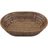 Nvanvmm Wicker Bread Basket, Tabletop Food Serving Trays, Handwoven Storage