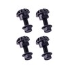 XYgdhqpt ​​4Pcs Rocker Recliner Black Bolts with Grommets Compatible with