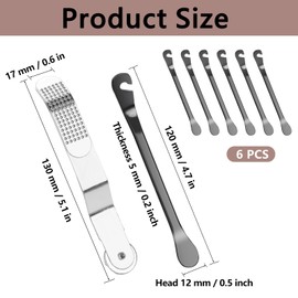 Bike Tyre Levers Set, 6PCS Tyre Levers For Bicycles, Bike Tyre Spoon with Tire Rasp, Carbon Steel Bicycle Puncture Repair Kit, Suitable for Mountain, Road Bike Inner Tubes