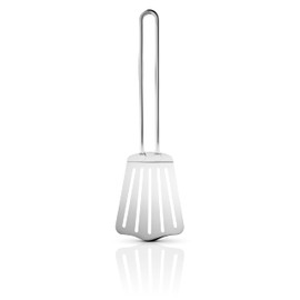 Eva Trio Long Stainless Steel Spatula Ideal for Turning Fried Eggs, Steaks and Much More Polished Steel