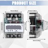 Electricity Meter, DIN Rail, Three-Phase Meter, Calibrated Electricity Meter with