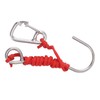 Diving Stainless Steel Single Hook Diving Reef Hook with Lanyard