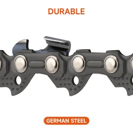 Roastove Chainsaw Chain & pole saw chain,050" Gauge, 3/8" LP pitch, 62 Drive Links, 3 PCS