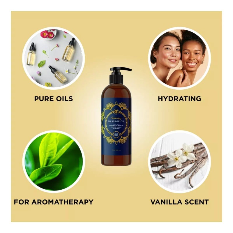 Maple Holistics Aceite De Masaje Vainilla Para Masajes Erótico 8