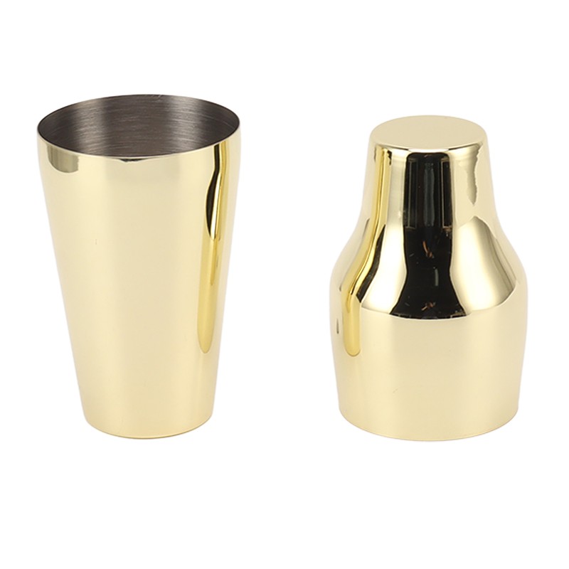 Stainless Steel Drink Shaker French Style 2 Section Martini Mixer