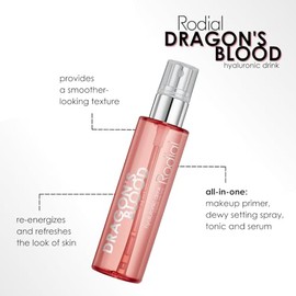 Rodial Rodial Dragon's Blood Hyaluronic Drink 3.4 fl.oz - Re-energize and Refresh - Hydrating Makeup Primer, Dewy Setting Spray, Tonic and Serum in One