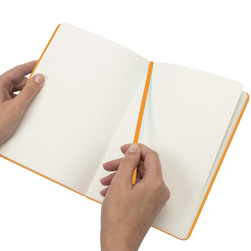 Bullet Journal A5 Dotted Notebook with Faux Leather Hardback Cover
