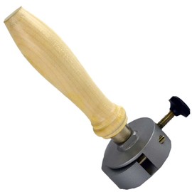 Jewel Tool 2.5" Universal Parters Holder Tool | 2" Diameter Holder W/ 60 Holes | Comes with 8 Pins | Wooden Handle | Great For Holding Small Parts/Tools For Jewelry Making, Arts & Crafts, & Repairs