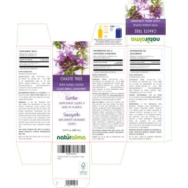 Naturalma Chaste Tree (Vitex Agnus-castus) Fruit Alcohol-Free Tincture - 16.9 fl oz Liquid Extract in Drops - Herbal Supplement - Vegan