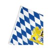 KarnevalsTeufel.de Bavaria Flag Blue/White with Bavarian Crest Decoration for Folk