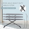 Deluxe Ironing Board with Heat Resistant Cover and Thicken Felt