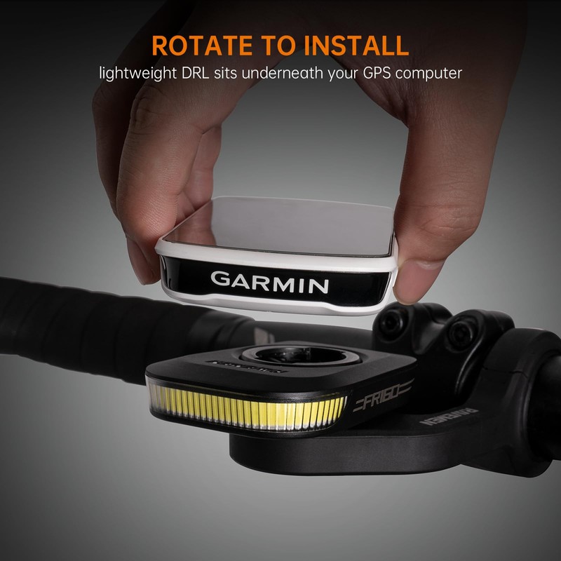 RAVEMEN FR160 Bicycle Light Compatible with Garmin/COOSPO/XOSS (Wahoo with QTM01)