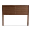 Baxton Studio Raya Mid-Century Modern Walnut Brown Finished Wood Full