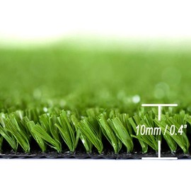 WMG Artificial Grass Lawn3'x5'【 Customize 】 Synthetic Turf Grass Rug Grass Height 0.4" Green Fake Grass for Home Backyard Patio Balcony Indoor Outdoor Décor