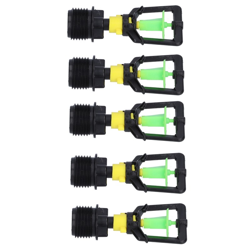 5PCS G1/2 Male Thread Rotating Sprinkler Nozzle Spray Head Misting