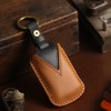 Kinotaka Genuine Leather Smart Key Case for Toyota/Daihatsu Tanto/Tanto Custom/Tanto