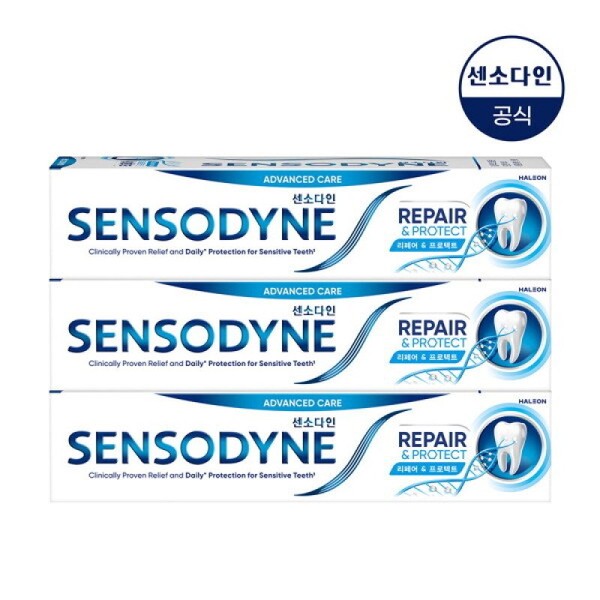 Sensodyne Repair & Protect Toothpaste 100g x3 / 센소다인 리페어