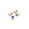Pneumatic Push-in Fitting R 3/8 Inch to 8 mm IQS,