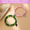 Aestustheri 1 Pair of Evil Friendship Bracelets - Rhinestone Matching