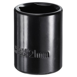 sourcing map 1/2" Drive 6 Point Pneumatic Socket 21mm Metric Shallow Impact Socket Chrome Vanadium Steel Square Drive 6-Point Sockets Mechanic Hand Tool for Pneumatic Wrench, Black