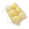 6pcs Bath Salt Ball Moisturizing Colorful Kid Friendly Mild Lemon