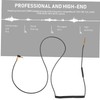 jojofuny 2pcs Wired Control Spring Audio Cable for Headphones Flexible