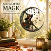 Witch Moon Window Hanging Decor for Home – 8 Inch