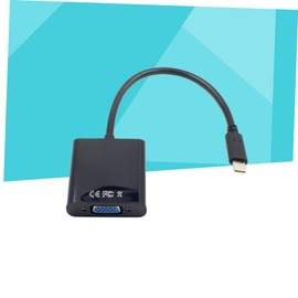 FELTECHELECTR to Vga Adapter Cable Full Video Resolution for Monitor Projector Tv Black No Driver Required Compatible with Laptops