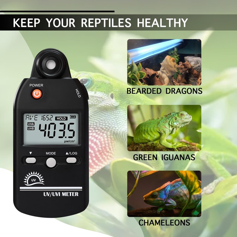 UV Meter Digital UVB Meter, 280-400 nm UV Index Meter