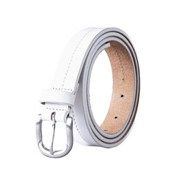 Kendal Leather Belt (White, X-Large)