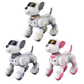 Smart Robots Dog Machine Toy, USB Rechargeable Electric Rc Robotics Pets, Programming Stunt Dog, Rc Dog Programmable Interactive Robotic Toy Fidget Toys Montessori Toys, Cruel Summer, Smart Kids Toys, Thanksgiving, Chrismats Gift Set - Color: Hot Pink, S