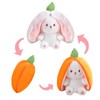 plushies Rabbit Plush, Plush Toys, Bunny Rabbit Pillow with Zipper,
