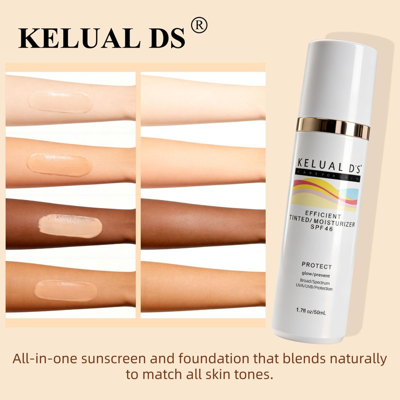 Anti-Aging Tinted Face Moisturizer & Sheer Face Sunscreen SPF 46,
