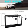 2 PCS for U.S. Navy Retired License Plate Frames,Matte Black
