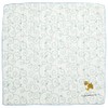 Hamamonyo Reversible Gauze Handkerchief, Arabesque and Shiba Inu, blue