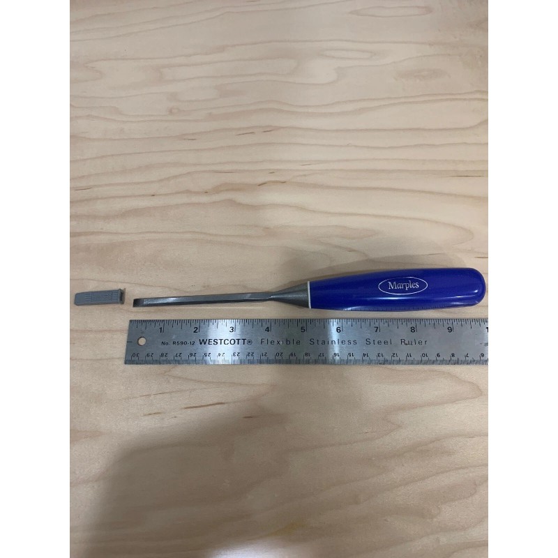 Marples Vintage Marples 1/4'' Blue Chip Bevel Edge Paring Chisel