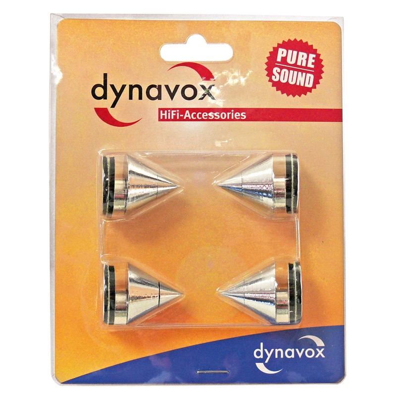 Dynavox Sub Watt Absorbers for Speakers Set of 4 Chrome