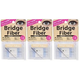 FD bridge Fiber II Eyelid CVA Prevention Tape Set of 3 Beige 1.4 mm