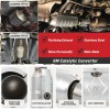 KEEPDSGN 2.5'' Car Catalytic Converter EPA Stainless Steel 3.7L 4.7L