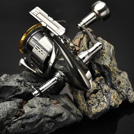 Gomexus R4-P Reel Stand, 1.8 inches (46 mm), Spinning Reel, Protective, Daiwa (Daiwa), Shimano Altegra Exist, Stella, Spinning Reel, Weighted, Balancer, Langan Fishing, 0.3 oz (7.6 g), Ultra Lightweight, Fishing Tackle Easy Installation