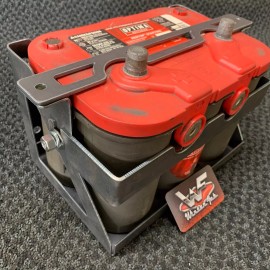 WinterFab NEW SIZE - Optima 34/78 Top or Side Post Battery Tray - w/ Extra Side Strap Box