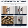 GWNF 10-Pack Sound Isolation Clips for Drywall, Fits 7/8-Inch Hat