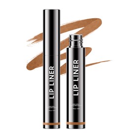 Lip Stain Peel Off，Lip Liner Long Lasting & Waterproof, Vegan and Cruelty-Free, Non-Stick Cup Lip Tattoo with Matte Finish for A Beauty Lip Look (#02 Cocoa)