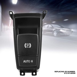 Hand Brake Switch, Fydun Car Handbrake Control Switch, Push Button, Black for E70 X5 E71 E72 X6 E71 61319148508