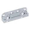 8 Sets No Mortise Bed Frame Brackets,4¼"x1”Bed Rail Clips Plates