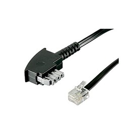Goobay TAE cable TAE-N plug bridge contact > 6P2C plug