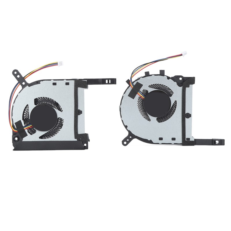 2pcs Laptop CPU GPU Cooling Fan 4 Pin Silent Efficient