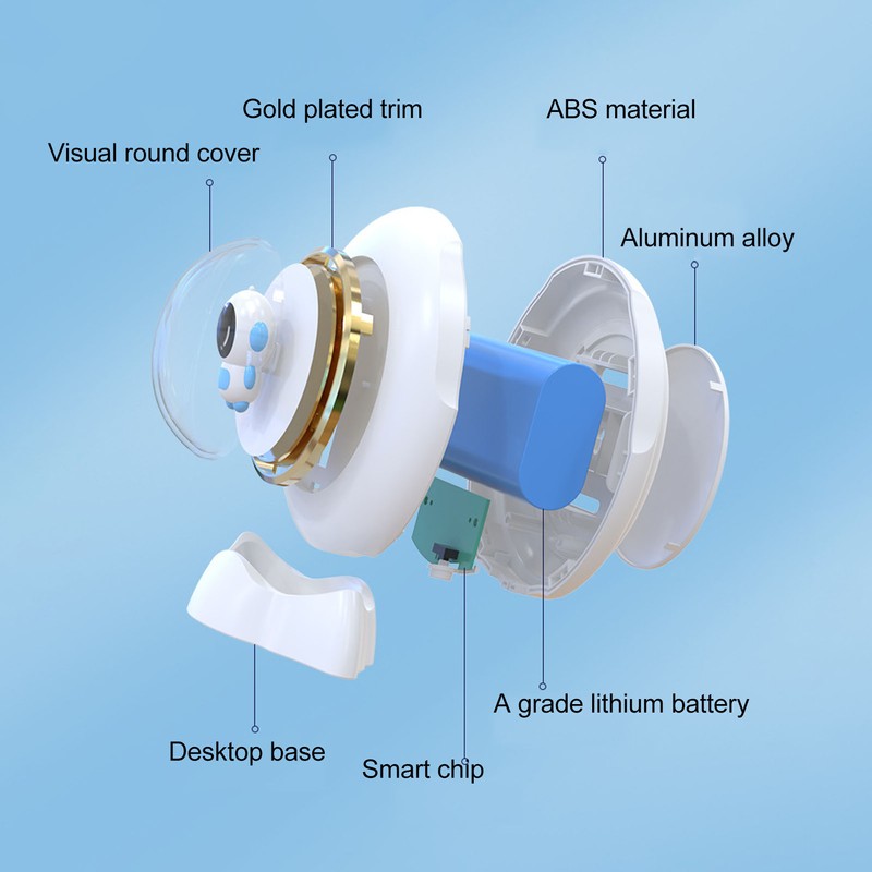 Spaceman Hand Heater Night Light USB Rechargeable Portable 2 Gears